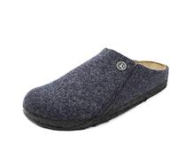 Birkenstock Women's Zermatt Standard Felt Open Heel Slippers, Dark Blue, 5 UK