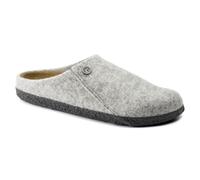 Birkenstock Zermatt Cozy Home Light Gray Wool Felt Slippers Regular Wide (1015080)