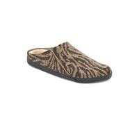 Birkenstock Zermatt Shearling FE Patterned Womens Clogs - Zebra Toffee Melange - Zebra Toffee Melange - UK5.5 EU39 Regular/Wide