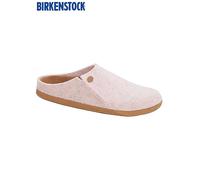Birkenstock Zermatt Standard Light Rose Wool Felt Slippers Natural