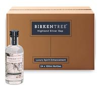 BIRKENTREE Highland Silver Sap - Hand-Tapped Scottish Birch Sap with No Additives - 24 x 100ml