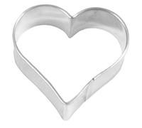 Birkmann 1010710010 4.5 cm Plastic Grey Heart Cookie Cutters, 5 x 3 x 2 cm