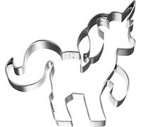 Birkmann Back Product Unicorn Cookie Cutter, Stainless Steel, Grey, 5 x 3 x 2 cm