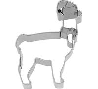 Birkmann Christmas Llama Cookie Cutter for Decorating Cookies Marzipan Fondant Stainless Steel Dishwasher Safe 7.5cm