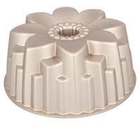 Birkmann Contoura Flora 887329 Cake Mould Cast Aluminium Diameter 22 cm with Non-Stick Coating and Recipe Bronze
