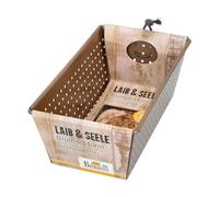 Birkmann, Loaf & Seele Perforated Bread Baking Tin, 20 cm, Baking Mould for Small Breads, Bronze Carbon Steel, with Non-Stick Coating and Recipes, 210509