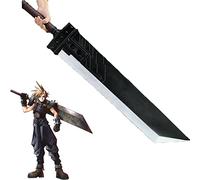 BIRLD Cloud Strife Cosplay Samurai Sword, Final Fantasy VII Model Katana, Anime Fans Cos Buster Sword PU Rubber Knife Prop, 42in Weapon Toy Model (Color : A, Age Range : Teen, Kid)