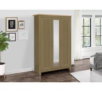 Birlea 3 Door Mirror Wardrobe Highgate Farmhouse Shabby Chic In Olive Olive One Size