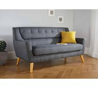 Birlea Lambeth Large 2 Seater Sofa Grey