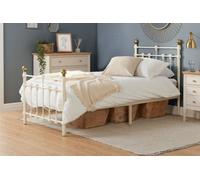 Birlea Atlas Metal Bed Single Cream