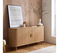 Birlea Axel 2 Door Fluted Sideboard in Brown Birlea Brown