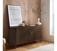 Birlea Axel 2 Door Fluted Sideboard in Walnut Birlea Walnut