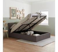 Birlea Berlin Double Ottoman Bed Grey