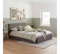 Birlea Berlin Grey Fabric Ottoman Storage Bed in Mid Grey | Size: Double Birlea Mid Grey Double