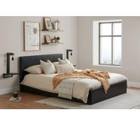 Barney King Size Ottoman Bed - Brown