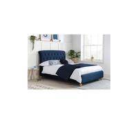 Birlea Brompton Bed In Mid Blue Mid Blue King