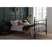 Birlea Bronte Metal Bed Frame, King Size, Black