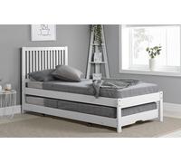 Birlea Buxton Trundle Bed Frame, Single, Pine Dimensions: 3′ x 6′3″ (90cm x 190cm)