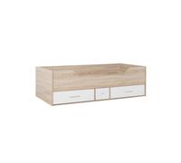 Birlea Camden Cabin Bed with Drawers - 3ft Single - White & Oak