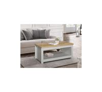 Coffee Table Grey & Oak Birlea Highgate Rectangular Farmhouse Shabby Chic