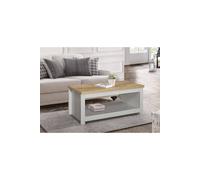 Coffee Table Grey & Oak Birlea Highgate Rectangular Farmhouse Shabby Chic