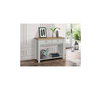 Birlea Console Table Blue & Oak Highgate 2 Drawer Farmhouse Shabby Chic In Grey Grey One Size