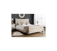 Birlea Super King Copenhagen Bed Warm Stone, Cream