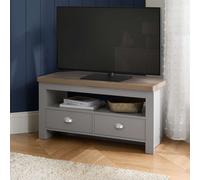 Corner TV Unit Cream Birlea Highgate Entertainment & Oak Farmhouse Shabby Chic Birlea Grey One Size