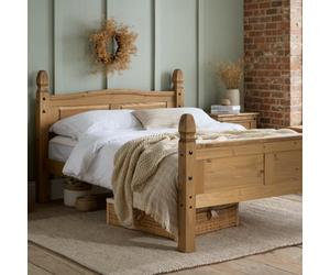 Birlea Corona High End Double Bed Pine