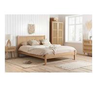 Birlea Croxley King Rattan Bed Oak