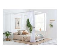 Birlea Darwin Four Poster Double Bed White