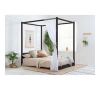 Birlea Darwin Four Poster King Bed Black