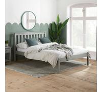 Birlea Denver Bed in Grey | Size: Small Double Birlea Grey Small Double