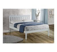 Birlea Denver Low End Bed, Wood, White, King