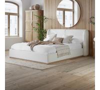Birlea Eden Kingsize Fabric Bed Frame - White