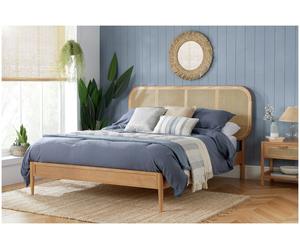 Birlea Elina Double Wooden Bed Frame - Oak