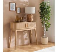 Oak Brown Axel Console Table Birlea Birlea Brown One Size