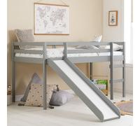 Birlea Frankie Midi Sleeper With Slide Grey | Size: Single Birlea Grey Single