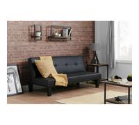 Birlea Franklin Sofa Bed In Black Faux Leather