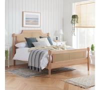 Birlea Geneva Rattan Bed - Oak - King