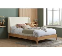 Birlea Halfden Bed Frame, Double, No Storage, Dark Grey Dimensions: 4′6″ x 6′3″ (135cm x 190cm)