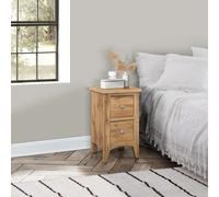 Birlea Hampstead 2 Drawer Bedside One Size Brown