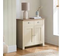 Birlea Highgate 2 Door 2 Drawer Sideboard Cream & Oak