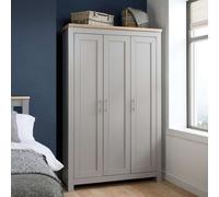 Birlea Highgate 3 Door Wardrobe - Grey & Oak - Farmhouse Style