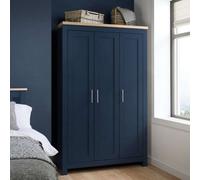 Birlea Highgate 3 Door Wardrobe Navy Blue & Oak