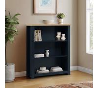 Birlea Highgate 3 Tier Bookshelf Bookcase Navy Blue