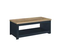Birlea Highgate Coffee Table One Size Navy Blue & Oak