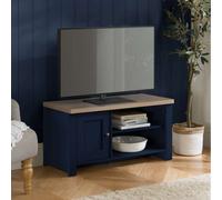 Birlea Highgate Small Tv Unit Navy Blue & Oak