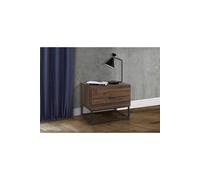 Birlea Houston 2 Drawer Bedside Walnut In Brown Brown One Size