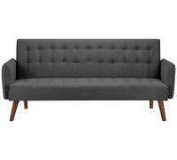 Birlea Hudson Fabric 2 Seater Clic Clac Sofa Bed - Charcoal